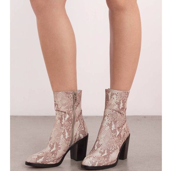 Dolce Vita Samie Snakeskin Leather Bootie 6.5 - Picture 13 of 13